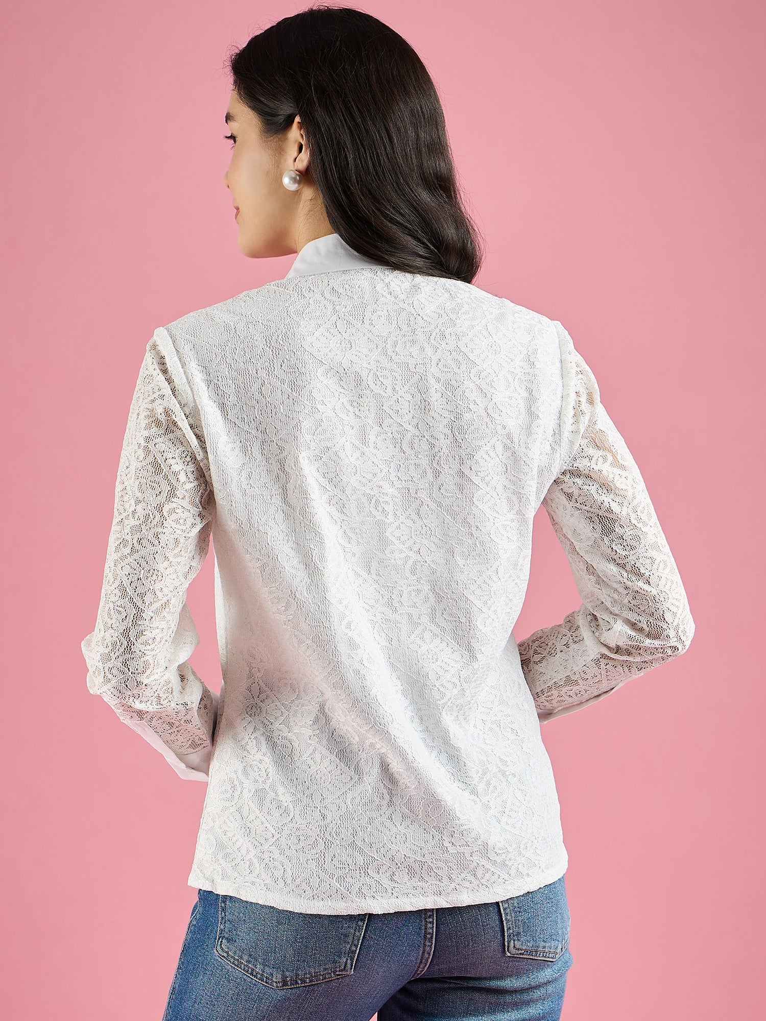 White Lace Shirt