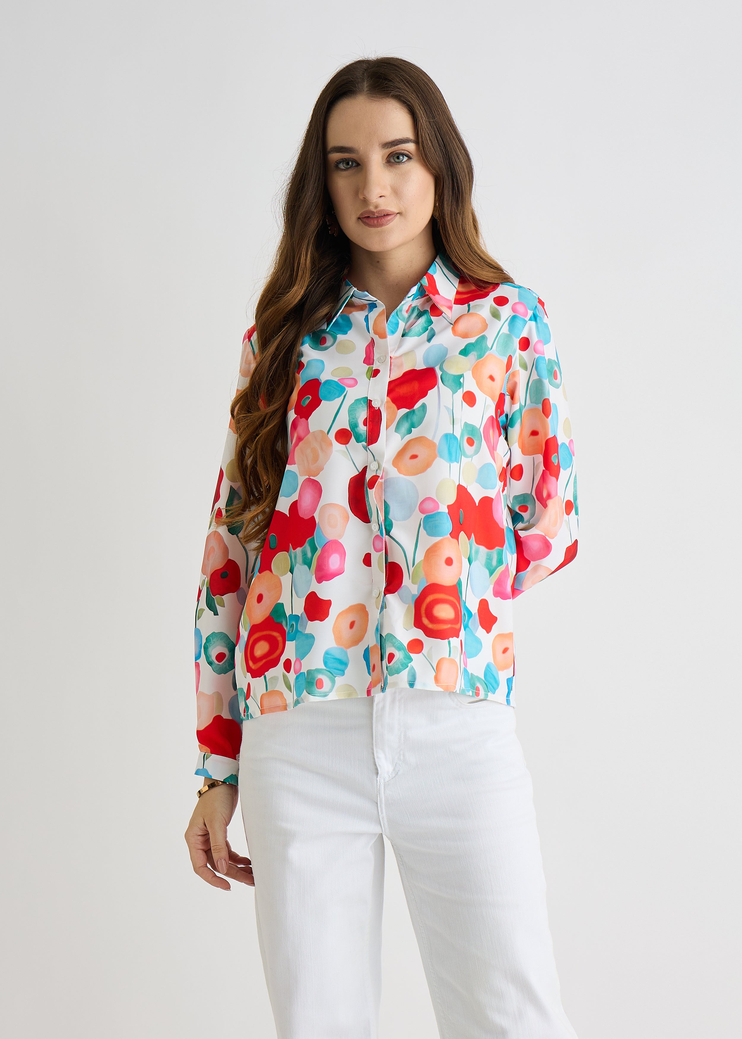 Multicolor Floral Regular Printed Shirt