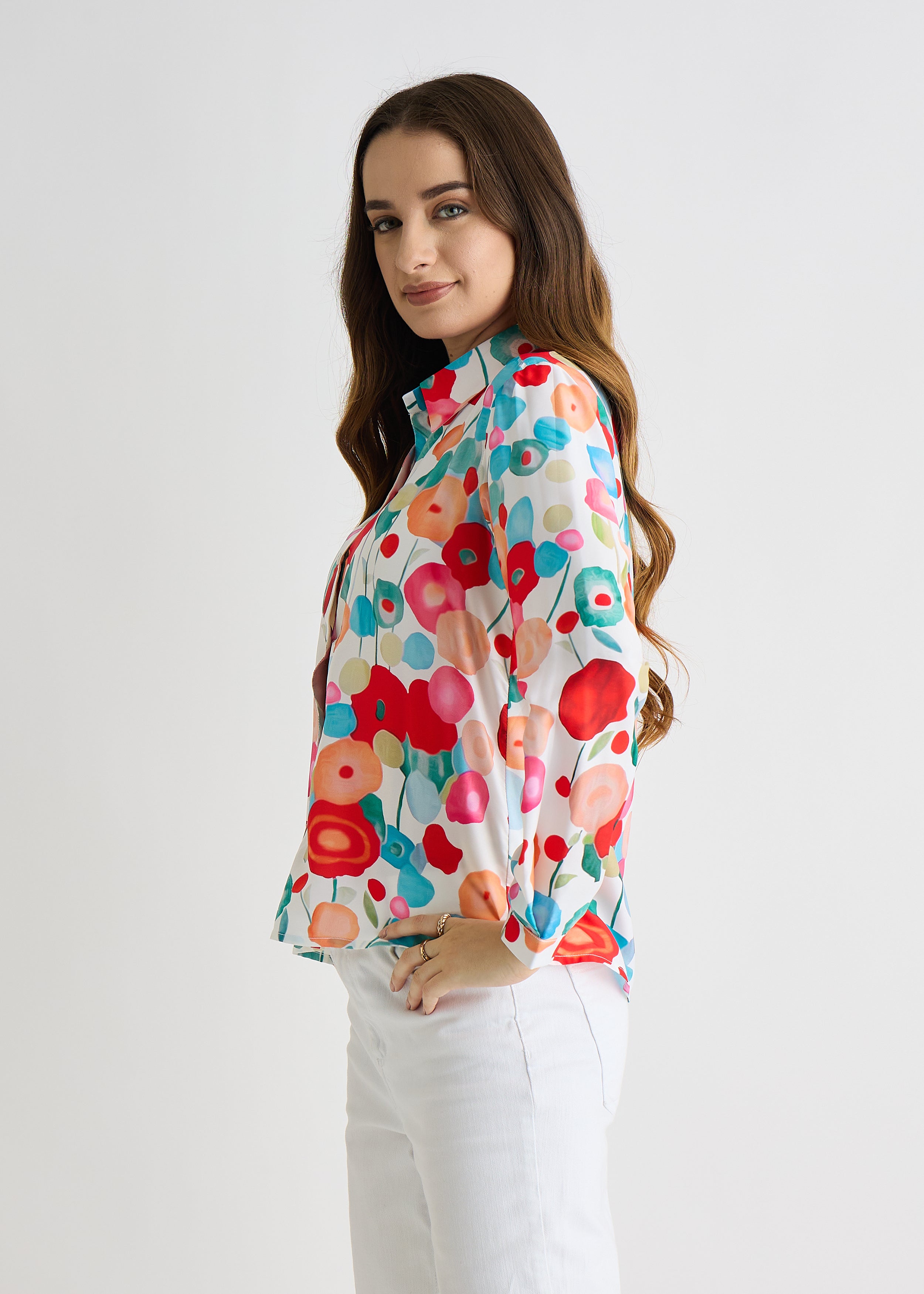 Multicolor Floral Regular Printed Shirt