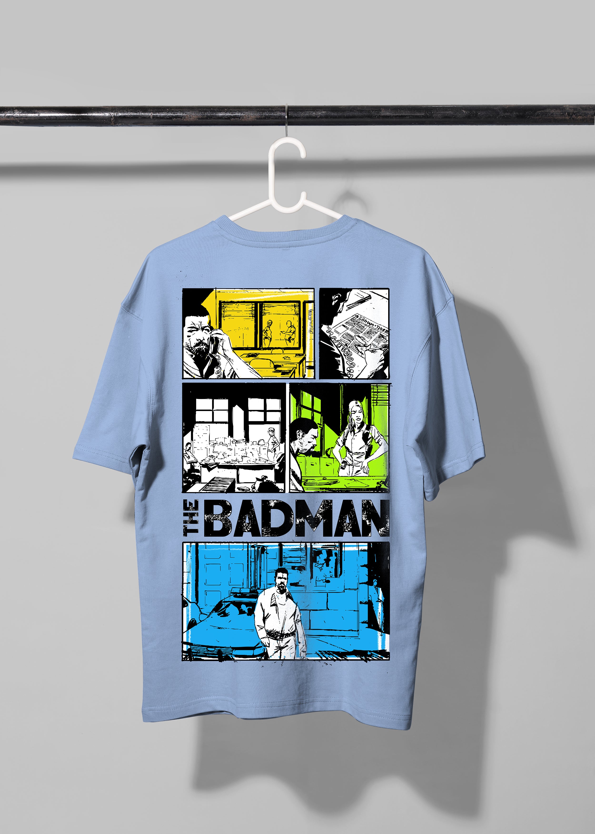 Windsurfer Oversized T-shirt with bad man Graphic