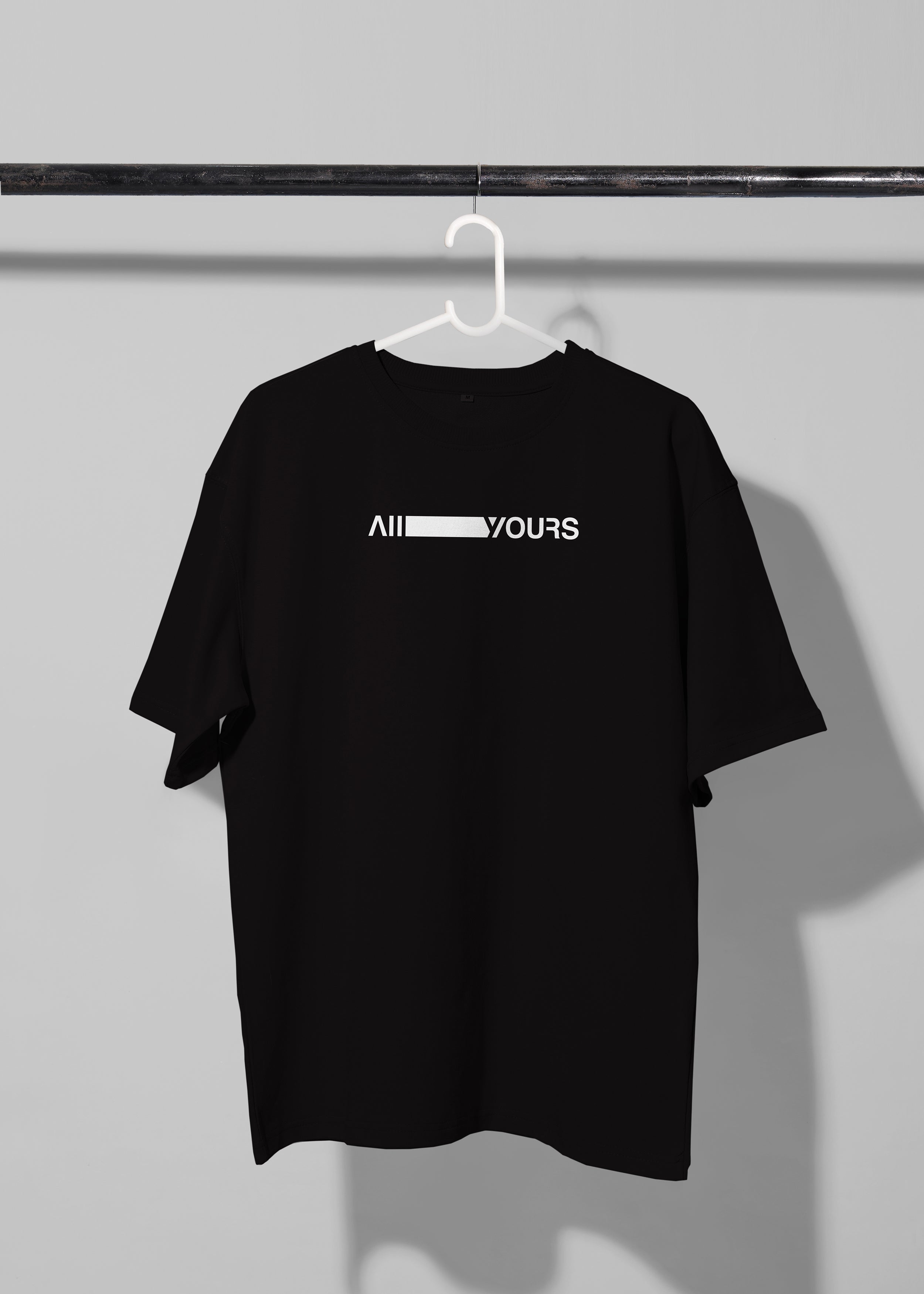 Black Oversized T-shirt with I'm Possible graphic