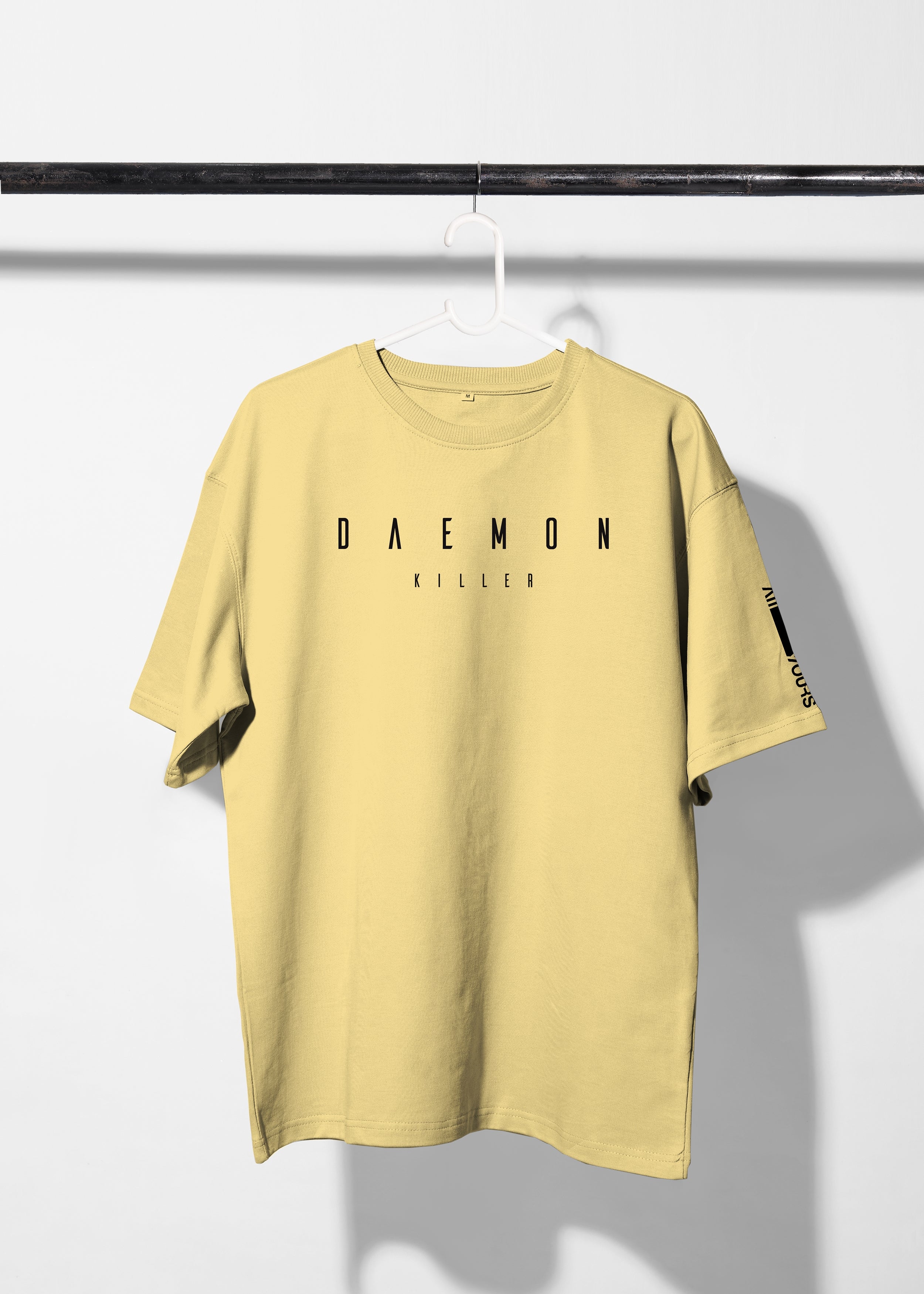 Popcorn Oversized T-shirt with Daemon Graphic